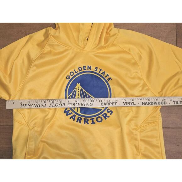 NWT! NBA Golden State Warriors YOUTH 18-20 Team Color Logo Sweatshirt Hoodie - Picture 9 of 10